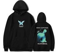 BUIWOT Felpa Oversize con Cappuccio Moda Tempo Libero a Maniche Lunghe Dove Cameron Hip Hop Pullover Neutrale Tempo Libero