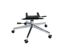 BUJBRHDYW Compatibile con la Base for Sedia a 5 Stelle placcata in Argento for posti a Sedere in Ufficio e Hotel(Bright Chrome)
