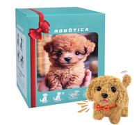 Bukbas Robot Cane Come Reale, Il Mio Cucciolo Robot Realistico, Giocattolo Elettrico Robot Robot Puppy Giocattolo Realistico Che Si Comporta Come Un Vero Cucciolo, Corre, Abaia, Sgualcisce