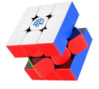 Bukefuno 15 Maglev UV 3x3 cubo magico magnetico Speed Puzzle Stickerless Magic Cube 15 UV 3x3 cubo versione aggiornata (nucleo nero rivestito UV)