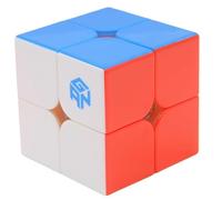 Bukefuno Gan251 Leap - Cubo Magico Magnetico a velocità 2 x 2 Gan251 Leap 63 Senza Adesivo, Magic Cube Mini 2 x 2 x 2 Puzzle con Superficie Satinata