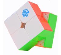 Bukefuno GAN251 M Leap UV 2x2 Cubo Magnetico Gans Mini Velocità GAN251 Leap 63 2x2 Magneti Senza Adesivi Magic Puzzle (UV Rivestito Primario Interno)