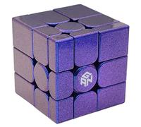 Bukefuno Mirror M UV 3 x 3, cubo Magico 3 x 3 x 3 2022, Specchio Magnetico GanMirror UV Puzzle Viola cubo di Colore Viola (Versione UV)