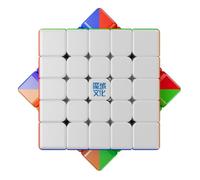 Bukefuno MoYu Aochuang V6 TripleTrack UV 5 x 5 Magic Cube Magnetico Moyu Aochuang WRM Ball Core V6 Puzzle 3-Track UV Magic Tessuto 160 Magneti 5 x 5 x 5 velocità del cubo senza adesivo