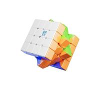 Bukefuno MoYu AoSu V7 Single-Track UV 4x4 Cubo Magico Magnetico Moyu AoSu WRM V7 con 96 Magneti Dadi, Puzzle 4x4x4 Single-Track UV Stickerless Cube Speed