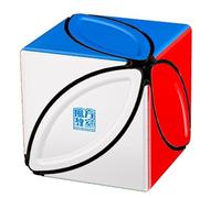 Bukefuno MoYu - Cubo magico con foglie d'acero, senza adesivi, MFJS, con foglie d'acero, puzzle per aule, velocità edera, cubo magico (versione standard)