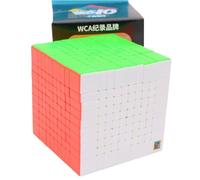 Bukefuno MoYu Meilong 10 x 10 cubo magico senza adesivi Moyu Meilong 10 x 10 x 10 Cubing aula 10 x 10 velocità puzzle cubo 84 mm Speed Magic Cube giocattolo
