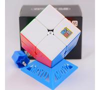 Bukefuno Moyu Meilong 2 x 2 m Cubo magico magnetico senza adesivi MoFang JiaoShi Meilong 2 x 2 m cubo magico puzzle