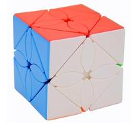 Bukefuno MoYu MeiLong Maple Leaves Speed Magic cubo magico (57 mm) Stickerless MeiLong Cube Puzzle, Speed Cube Toys