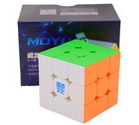 Bukefuno MoYu WeiLong WRM V9 Puzzle magnetico, 55 mm, 1 set, cubo da competizione senza adesivi 3x3x3, elasticità regolabile, portatile, unisex, adulto