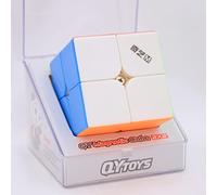 Bukefuno QY MS 2x2 cubo magnetico di velocità puzzle senza adesivo QY MS 2x2x2 M Mofangge Speed Cube..