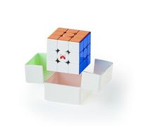 Bukefuno QY Tornado V4 M Cubo magico di velocità magnetico faro 2024 QY Toys Man Tornado V4M 3 x 3 x 3 cubi senza adesivo (nave faro con nucleo magnetico)