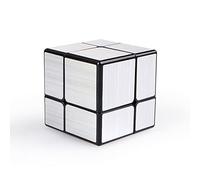 Bukefuno QY Toys Mirror 2 x 2 cubo magico argento puzzle 2 x 2 x 2 specchio argento