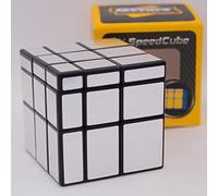 Bukefuno QY Toys Mirror 3x3 Blocks Silver Cube Magic Puzzle 3x3 Speed Mirror Silver Version Cube