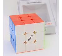 Bukefuno QY Toys MS 3 x 3 dadi puzzle velocità magnetica senza adesivo QY MS 3 x 3 x 3 x 3 m Mofangge Speed Cube Versione 2020