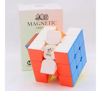 Bukefuno Yuxin Little Magic 3 x 3 dadi magici magnetici Magic Speed, YuXin Little Magic M, 3 x 3 x 3 cm, senza adesivo Magic Cube