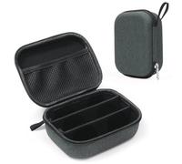 Bukere Custodia da Viaggio per Occhiali da Sole, 3 Slot Regolabili per più Occhiali, Scatola Rigida per Occhiali da Vista per Uomini e Donne, Grigio Scuro, 3 Slots