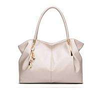 BUKESIYI Donna Borse a Mano Borsa a Tracoll Marca Spalla Elegante Tote 2026 PU Pelle IT77218 Bianco