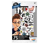 Buki France- Be Teens 75 Tattoo Lavabili, Cartone Animato, 14.522.5 cm, TA006