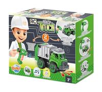 Buki France - Camion de Poubelle RC Spazzatura, Verde, 9021