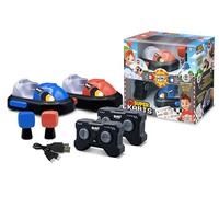 BUKI France - Super Karts - 2 Kart Telecomandate da Personalizzare - Gara e Battaglia - Telecomando 2,4 GHz - Portata 25 m - Batterie USB Incluse - Gioco 2 Giocatori - da 6 Anni - 37296
