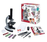 Buki MR800 - Microscopio per bambini, 1200x, scatola per esperimenti con LED, 2 oculari, 40 esperimenti e accessori da laboratorio, gioco educativo STEM a partire dagli 8 anni