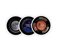 Buki- Mars Planetario Dischi, Multicolore, Medium, 8003