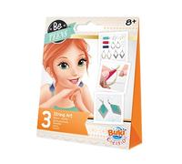 Buki France-BE304-String Mode Be Teens String Art 3 Gioielli, Multicolore, BE304