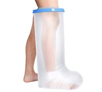 Bukihome Protezione per piedi impermeabile per doccia, coprigambe per adulti, capacità extra large per 198 libbre di tensione della coscia per adulti e protezione per gambe super impermeabile