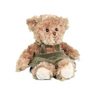 Bukowski Orsacchiotto Jérome, 25 cm, marrone/verde, con salopette, orsacchiotto di peluche