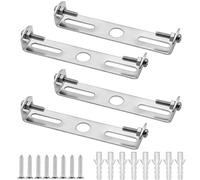 BUKYCAT 4 Pezzi Soffitto Staffa per Lampada, Piastra di Fissaggio per Lampadario, 105/90mm Staffa per Plafoniera, Piastra Fissaggio Lampadario a Soffitto, 95mm con Viti Accessori
