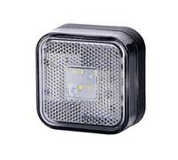 BUL BARS 1 x 4 SMD LED bianco marcatore luce laterale 12V 24V con E-mark luce di ingombro rimorchio caravan auto camion auto veicolo lampada luce