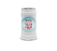 Bulabadoo Boccale Birra Compleanno - Non Ho 60 Anni Ma 49,18 + Iva - Boccale Birra Divertente - Gadget Idee Regalo - Boccale Birra in Ceramica da 500 ml - Idea Regalo Compleanno