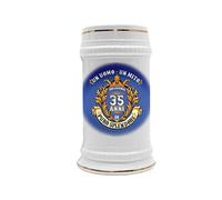 Bulabadoo Boccale Compleanno 35 anni - Un uomo un Mito una Leggenda - 35 Anni di puro splendore - Boccale Compleanno - Idea Regalo Compleanno 35 anni - Idea Regalo Uomo