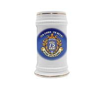 Bulabadoo Boccale Compleanno 75 anni - Un uomo un Mito una Leggenda - 75 Anni di puro splendore - Boccale Compleanno - Idea Regalo Compleanno 75 anni - Idea Regalo Uomo