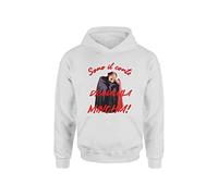Bulabadoo Felpa con Cappuccio Divertente - Sono Il Conte Draaacula M*nchia! - Comici Italiani - Risate - Maglietta Divertente - Magliette Ironiche - Idea Regalo