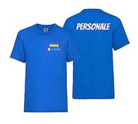 Bulabadoo Maglietta Personale Personalizzabile Stampa Fronte Retro Lato Cuore Nome Logo Azienda Tshirt Lavoro Uomo Donna Personale Dipendente Addetto Lavoro Riservato Tshirt Personalizzate