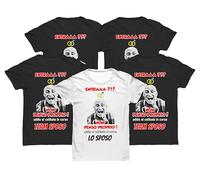 Bulabadoo Pacchetto Magliette Addio al Celibato Personalizzabili, Set T Shirt Coordinato per Sposo e Team Sposo con Nome, Grafiche Divertenti e Meme Ironici, Idea Regalo per Festa e Weekend