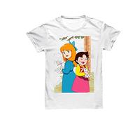 Bulabadoo T-shirt Heidi e Clara - Cartoni Bambini - Maglietta Uomo Donna Bimbo - maglietta - cartone anni 80 T-shirt - Anni 80 - Cartoon M