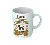 Bulabadoo Tazza Barboncino Personalizzabile - Tutti Nascono Uguali ma Solo i Migliori Hanno Un Barboncino [ SCRIVI Nome ] - Tazza in Ceramica - Idea Regalo