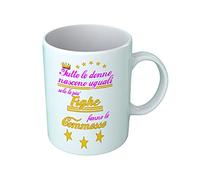 Bulabadoo Tazza Divertente Donna Tutte le Donne Nascono Uguali ma solo le più fighe fanno le Commesse Tazza Ragazza Woman Girl Gadget Idea Regalo Simpatica