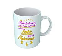 Bulabadoo Tazza Divertente Donna Tutte le Donne Nascono Uguali ma solo le più fighe fanno le Tabaccaie Tazza Ragazza Woman Girl Gadget Idea Regalo Simpatica