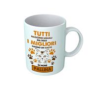Bulabadoo Tazza Gatto Personalizzabile - Tutti Nascono Uguali ma Solo i Migliori Hanno Un Gatto [ INSERISCI Nome ] - Razze - Tazza da 330 ML - Gatti - Regalo Amica