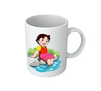 Bulabadoo Tazza Heidi Felice - Fiocco di Neve - Cartoni Anni 70 - Ceramica - Divertente per Colazione