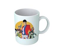 Bulabadoo Tazza Lupin III - Fujiko - Goemon - Zenigata - Jigen - Cartoni Anni 70-80 - 90 - Tazze in Ceramica - Idea Regalo