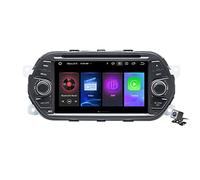 Buladala 7" 2 DIN Autoradio Stereo per Fiat Tipo EGEA 2015-2017 con Android 11 in Dash Video/Split-Screen/Bluetooth/Carplay Auto DSP Supporto Dvd CD FM AM RDS Radio Comandi al Volante,Px5: 4+64gb