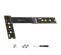 BULAIDAI Chiave M/B+M Cavo prolunga per Disco Solido Cavo da 30 cm PCIE4.0 Compatibile con Le Versioni precedenti per Desktop Senza Cavo prolunga NVME Alimentazione Esterna