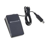 BULAIDAI Commutatore a Pedale ergonomico USB a Pedale con configurazioni Chiave Personalizzate per Pedali degli Strumenti Esecuzione efficiente delle attività