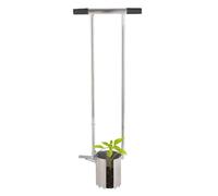 Bulb Planter Tool Long Handle, Gardening Transplanter with Manual Weeder, Sod Plugger, Sturdy Long-Handled Planting Tool, Ideal for Vegetables, Flowers, Bulbs, Garden Care