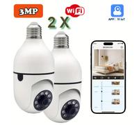 Bulb TELECAMERA ESTERNO INTERNO WI-FI VIDEOCAMERA LAMPADINA